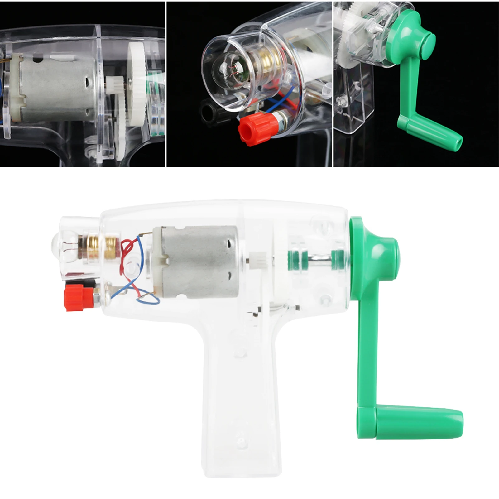 Hand Crank Driven Electricity Generator Mechanical Emergency Power Supply