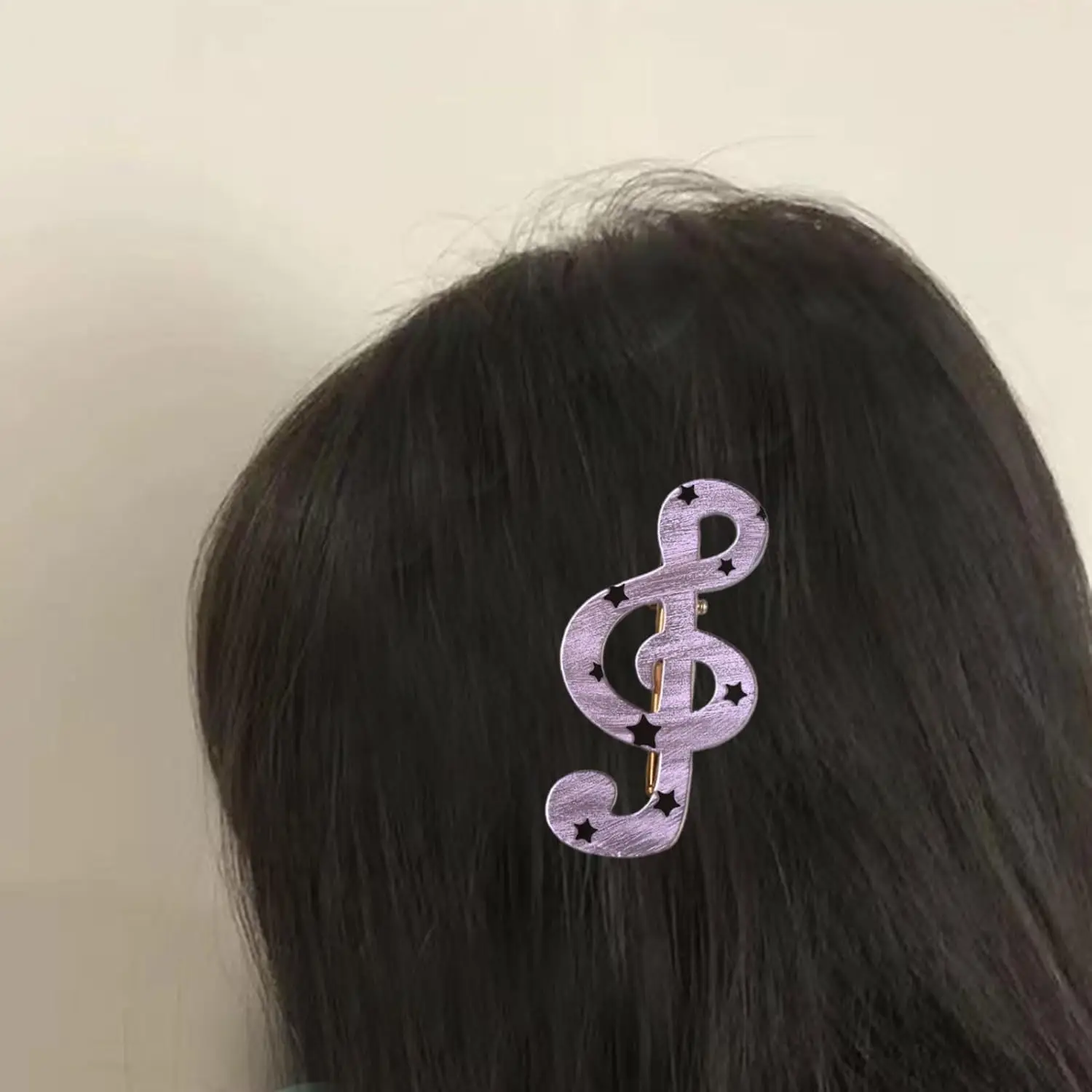 1/5Pcs Musical Note Hair Clip - Stylish Star Elegant Barrettes Women's Daily Fashion Hairpin Accessory