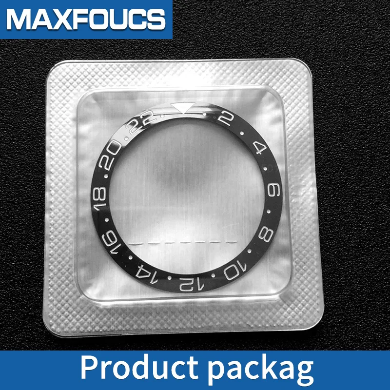 38*30.6mm Sloped Ceramic Bezel Insert GMT style For SKX007 Divers SKX011 for Rlx GMT-Master MOD Watch Parts