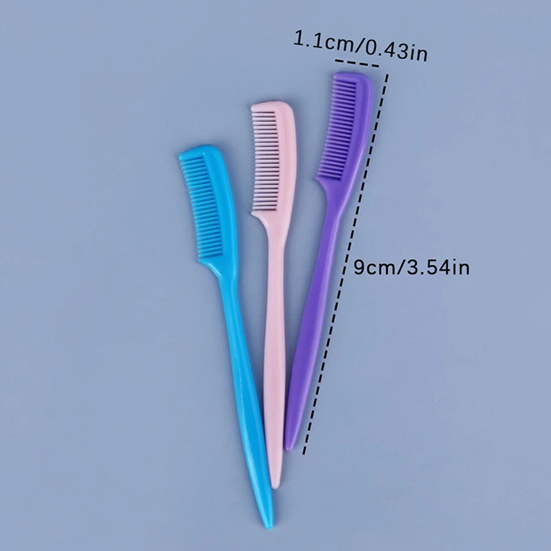 10pcs Eyebrow Comb Brush Eyelash Combs Eyelashes Brushes Mascara Wands Makeup Comb Supplies Of Lash Extension