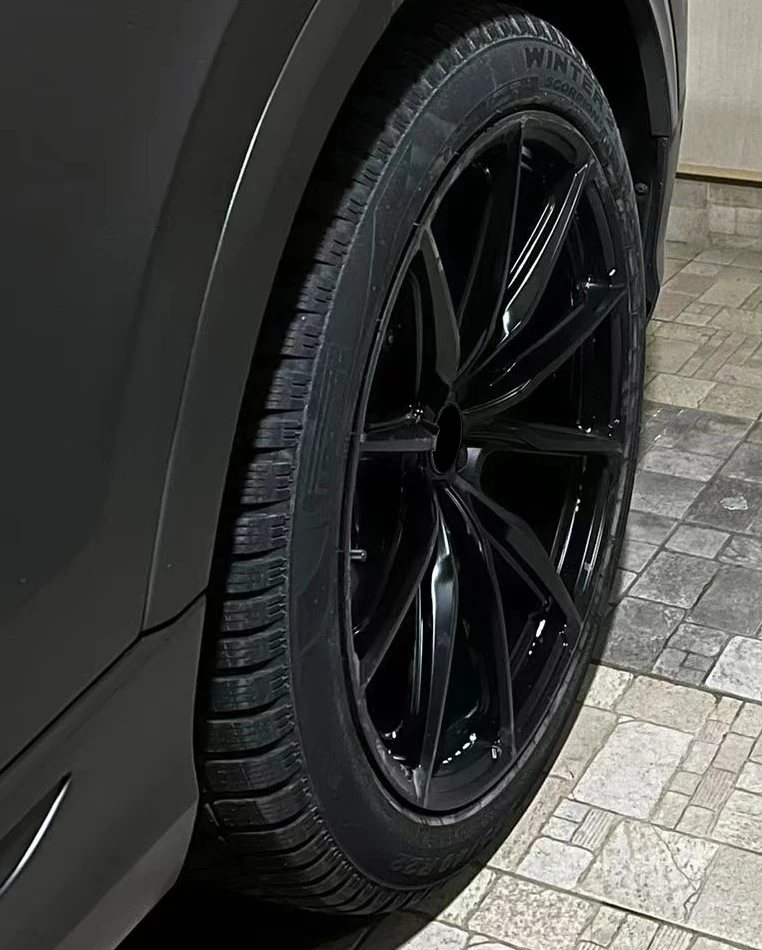 جنوط سباق مزورة عجلات معدنية سوداء 5x112/108 5x114.3/130 R19 20 21 22 بوصة مناسبة لـ..A5 rs. جي تي.. #6