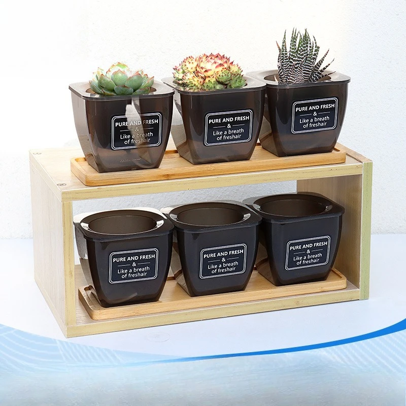

Набор цветочных горшков для суккулентов T04 в индивидуальной упаковке, маленькие горшки для цветов