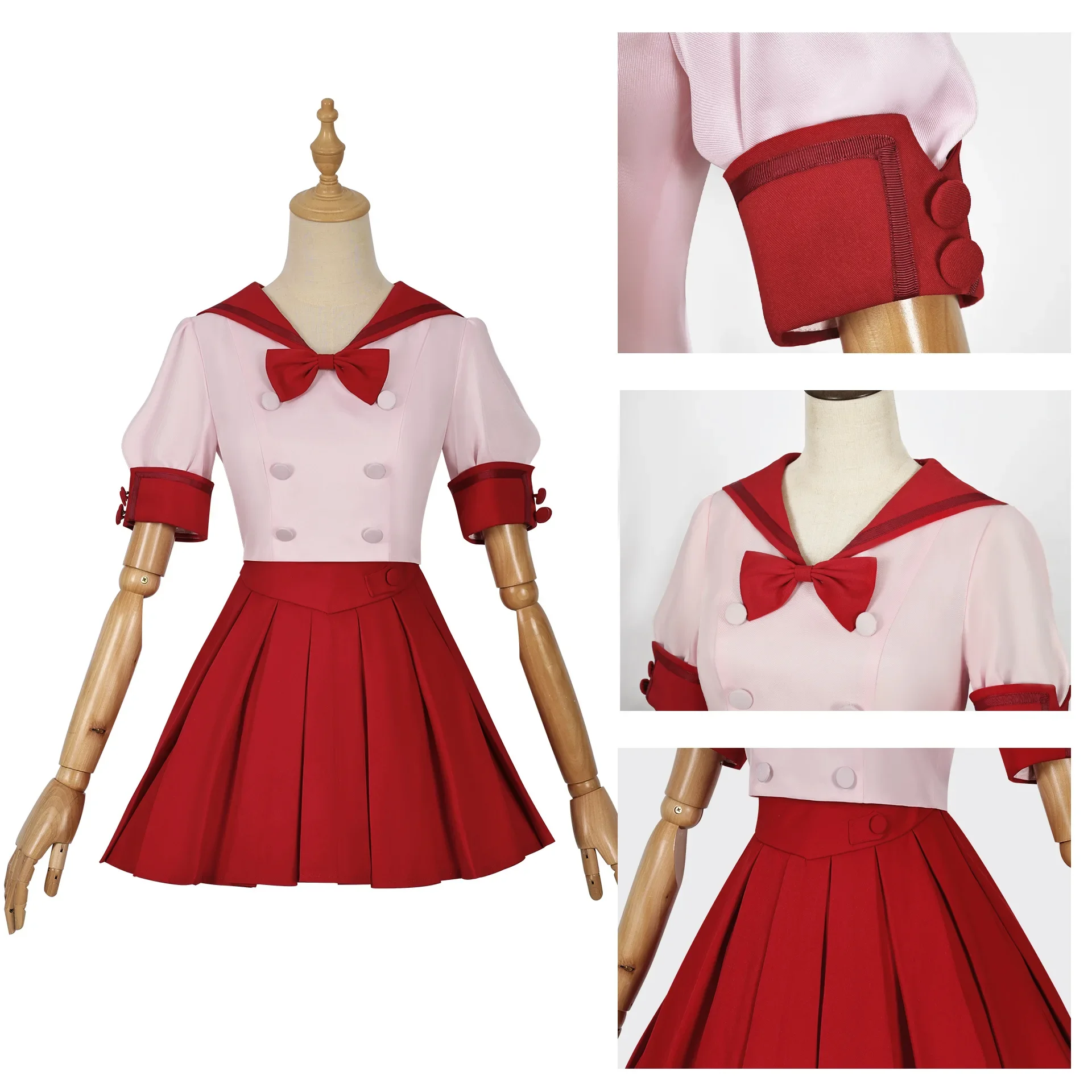 تأثيري أنيمي حورية البحر ميلودي هانون هوشو نانامي لوتشيا تأثيري حلي JK فستان زي مدرسي دور اللعب حفلة كرنفال الهالوين