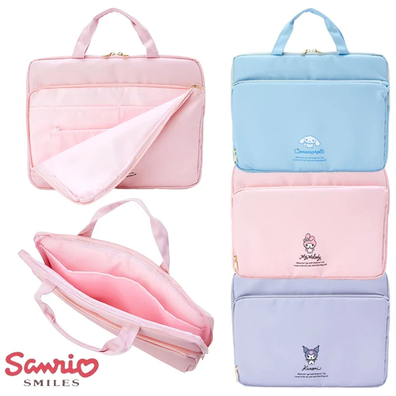 

Sanrio Melody Laptop Bag Cinnamoroll Cartoon Anime Laptop Case for Macbook Lenovo Dell HP Asus Handbag Shockproof Briefcase Bags