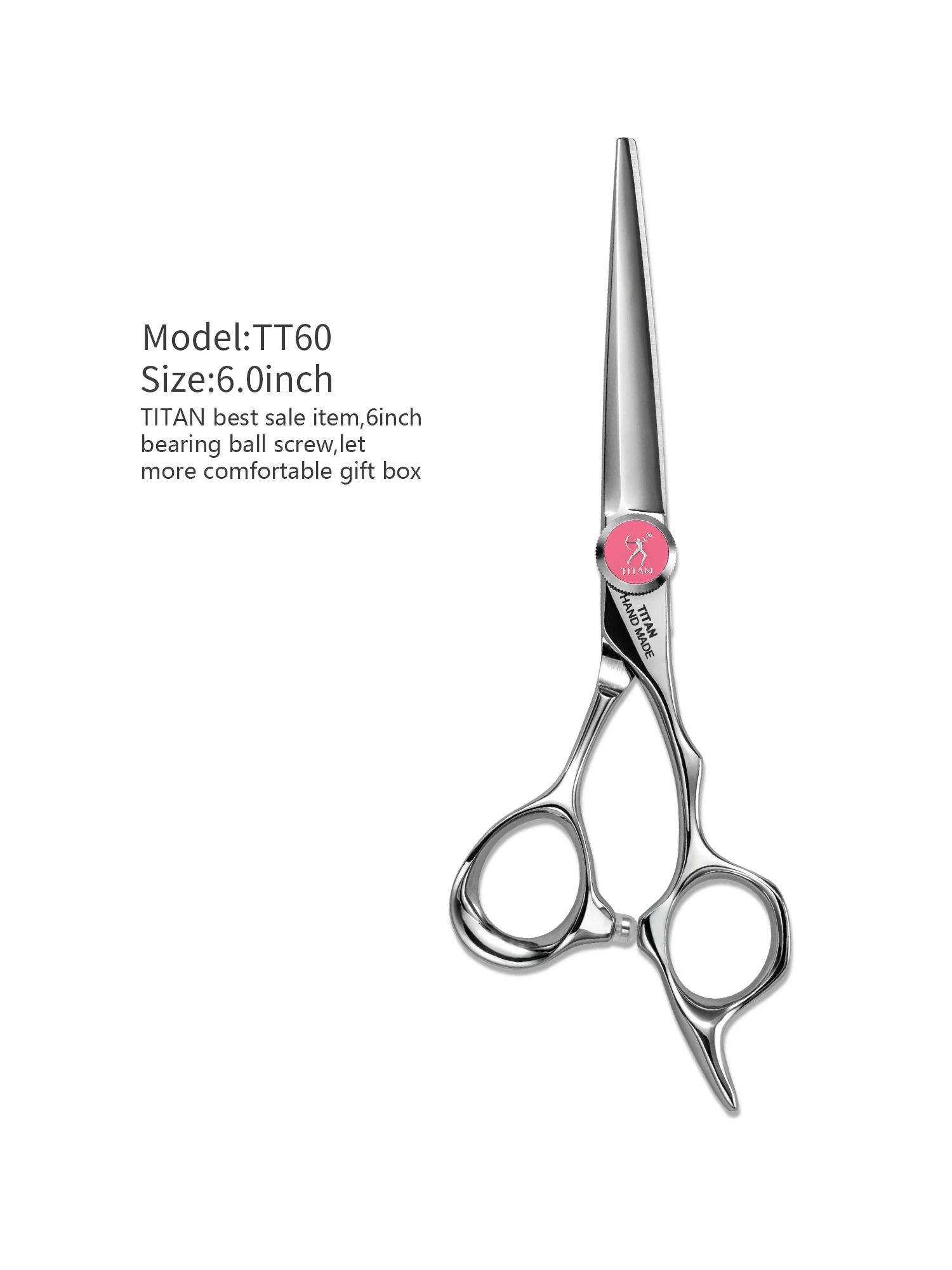 Titan Professionelle Haarschere Effilierschneiden Friseur Haarschere Schere Friseurschere 5,5/6,0/6,5/7,0 Zoll 440C – Detail 3