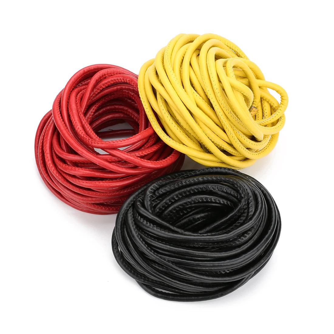 10Meters 4x5mm/5x6mm Thickness  Multi Colors Leather Cord for Necklace Bracelet DIY Jewelry Making Findings Supplies Rope String