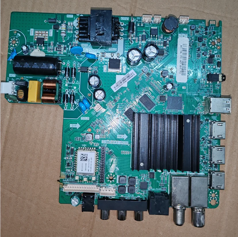 

S-WEB64F-P639 WiFi network TV motherboard, physical photo, tested and shipped