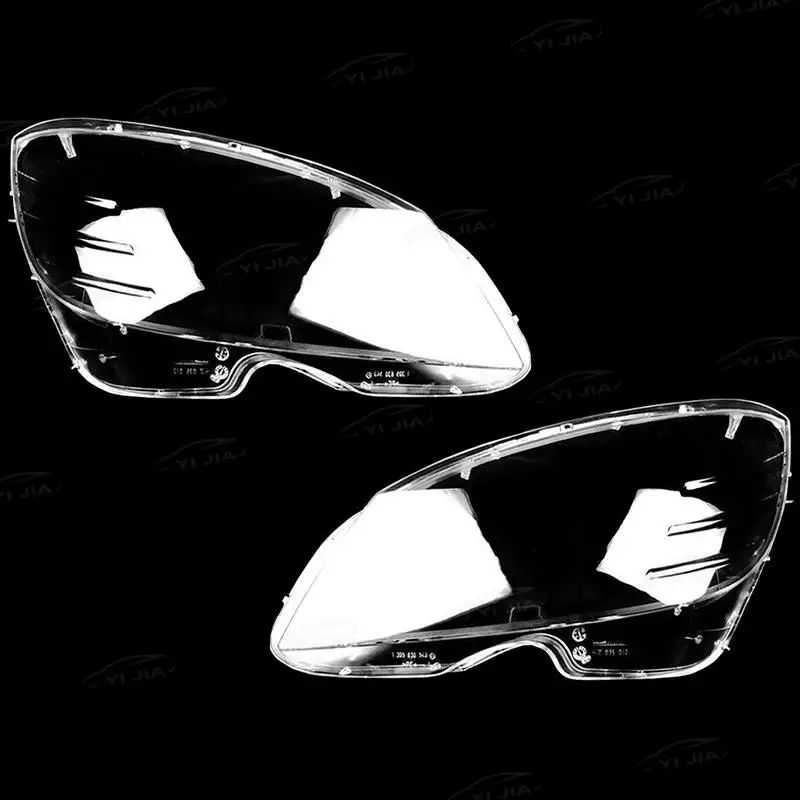 مصباح واضح قذيفة اليسار اليمين لمرسيد بنز C-Class W204 2007-2010 غطاء عدسة المصباح الأمامي للسيارة