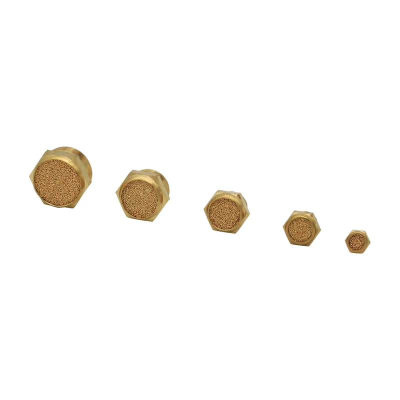 Pneumatic Brass Exhaust Muffler BSL BSLM BESL DSP 1/8 1/4 3/8 1/2 3/4 1\'\' Silencers Fitting Noise Filter Connector