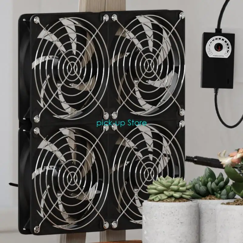 Q5WA 12 سم قابلة للتعديل مروحة تبريد السرعة لتطبيقات جهاز التوجيه والخادم يوفر تبديد حراري ممتاز #4