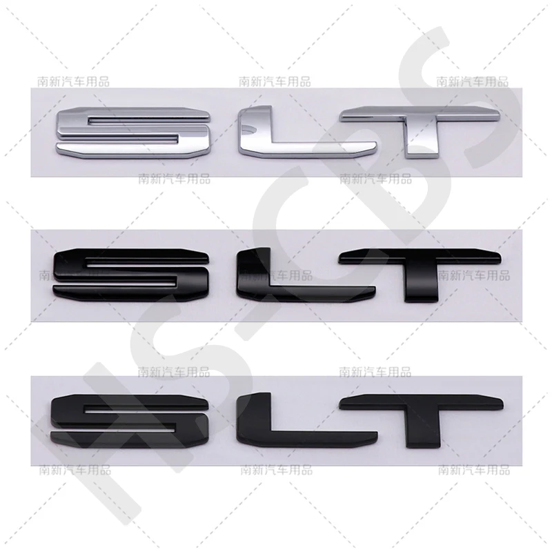 Etiqueta trasera de coche 3D SLT, emblema con logotipo, pegatinas de coche para GMC Yukon SLT, insignia, calcomanía para puerta trasera, accesorios de estilo de coche