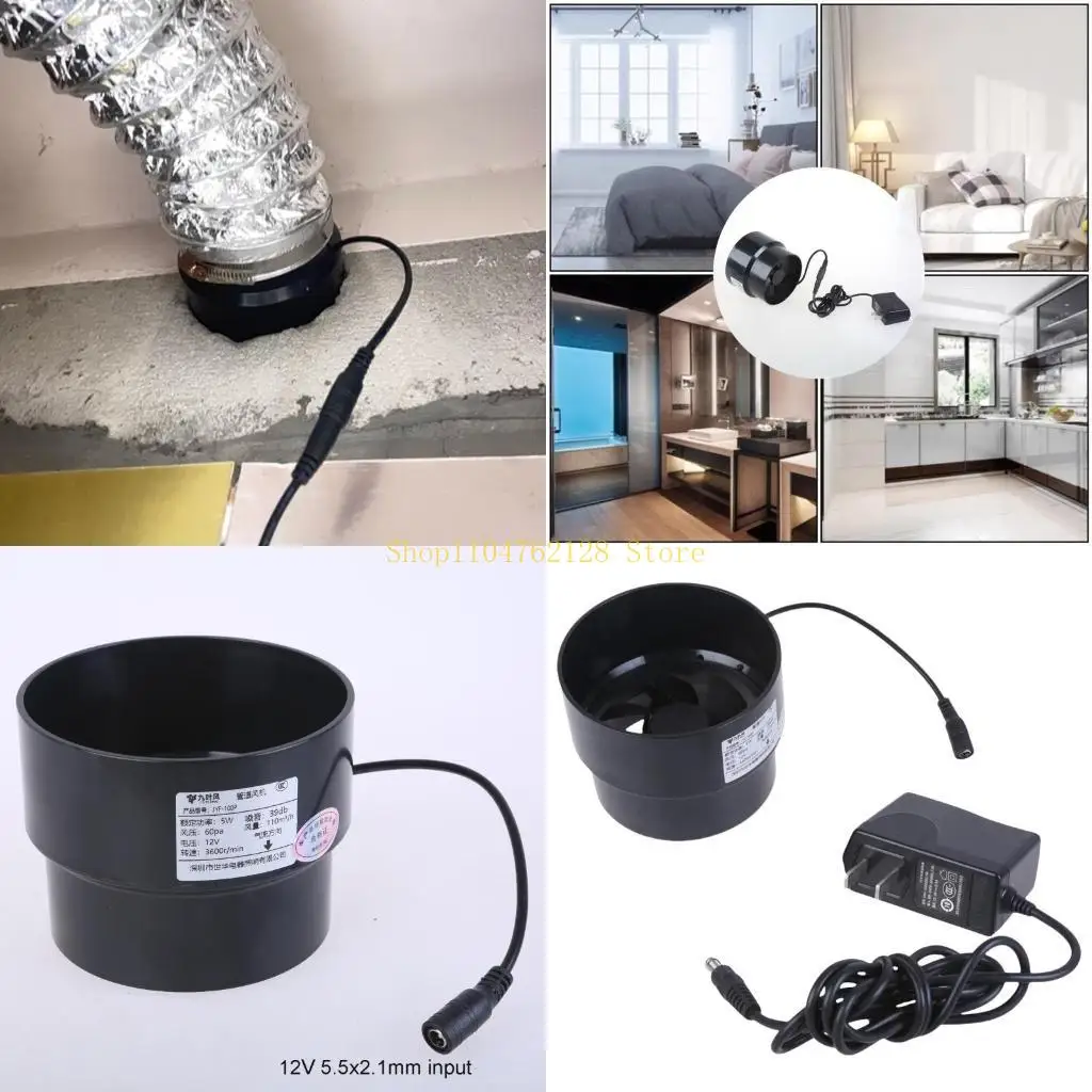 

Вентилятор вентилятор вентилятор 9,7 см вентиляционной выхлопной выпускной способности с тихой эксплуатацией для выращивания и