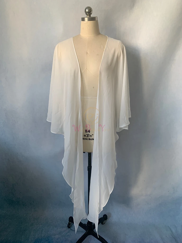 

Chiffon Scarf Wedding Wrap Formal Party Bride Boleros Bridal Shrugs Women Jacket Special Occasion Capes