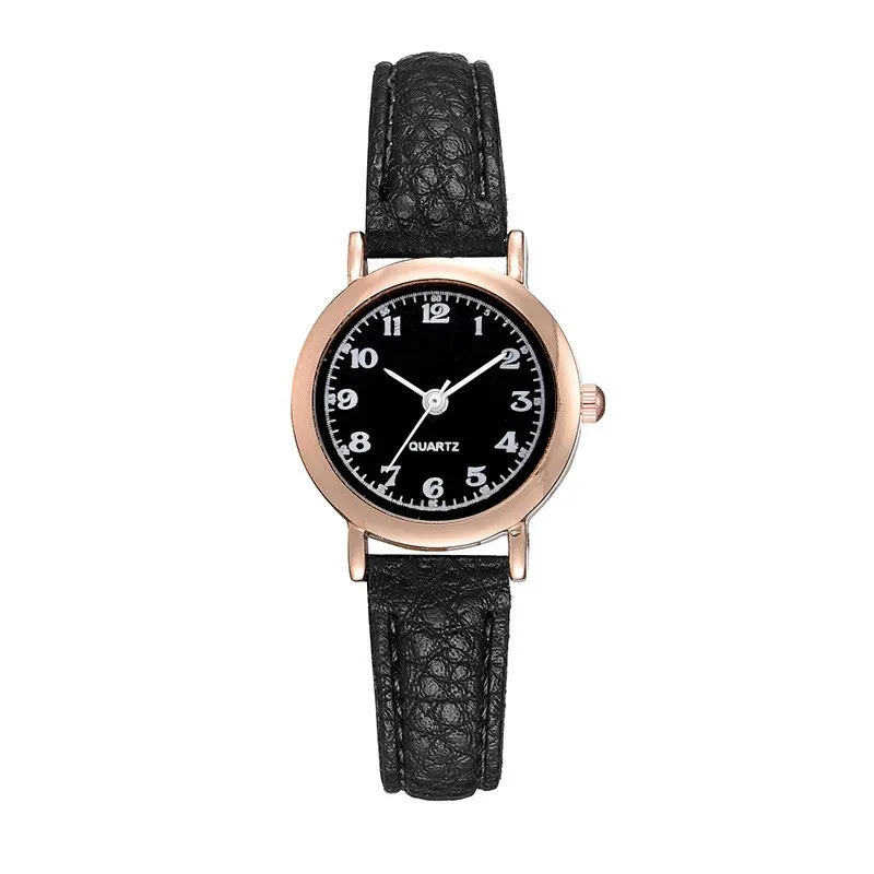 Exquisite Little Ladies Dress Watch Retro Leather Female Clock Brand Woman Fashion Mini Design Wrist Watch