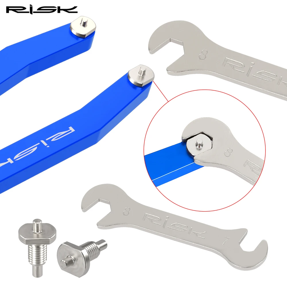 RISK Bike Crank Arms Cap Pin Spanner Adjustable Tool Bicycle Hub Bottom Bracket Freewheel Pin Wrench For NX/GX DUB