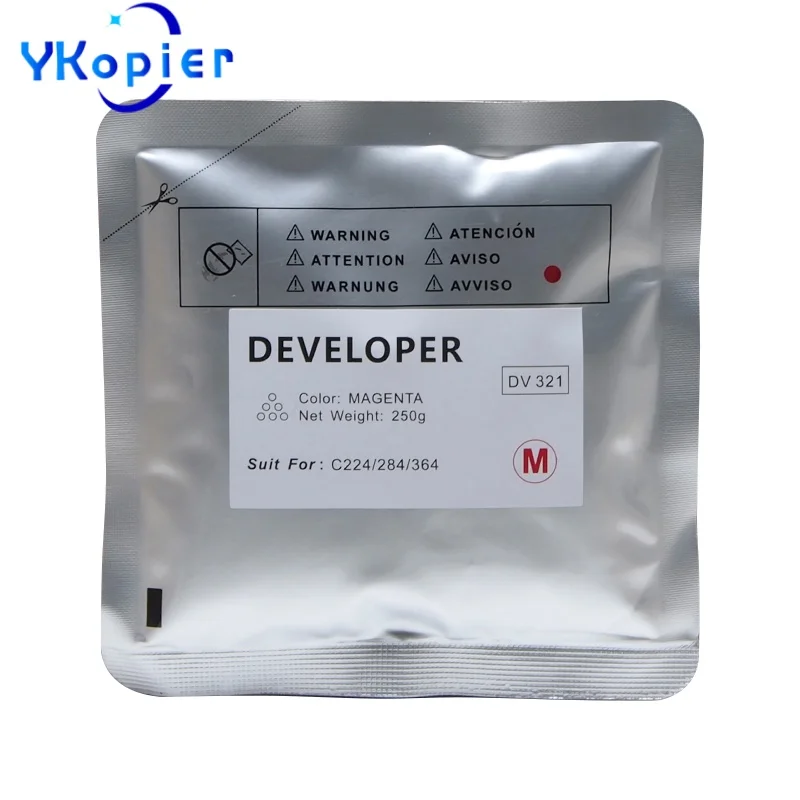 

DV321 Magenta 250G Developer Powder For Konica Minolta Bizhub BHC224 BHC284 BHC364 BHC454 BH C224 C284 C364 C454 C554 Developer