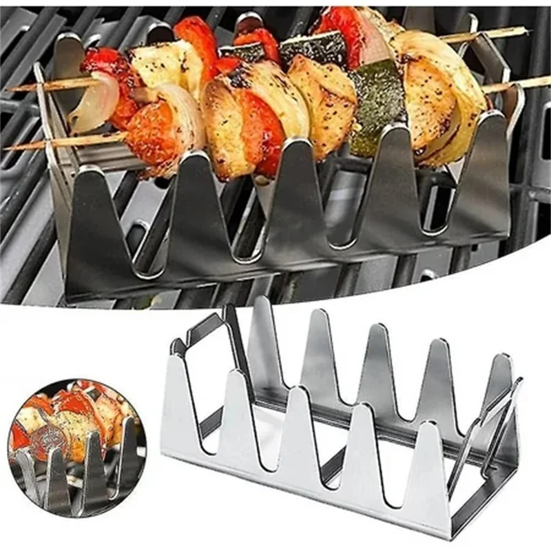 

Camping Hiking BBQ Portable Stainless Steel Anti-rust BBQ Stand Camping Picnic BBQ Small BBQ Grill Camping Cooking Equipment