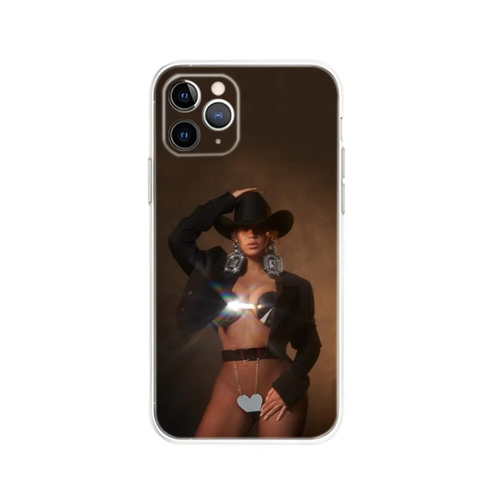 Beyonce COWBOY CARTER Phone Case For iPhone Apple 15,14,13,12,Mini,11,Pro,Max,Plus,X,XR,XS,8,SE,2020,Plus Transparent Cover