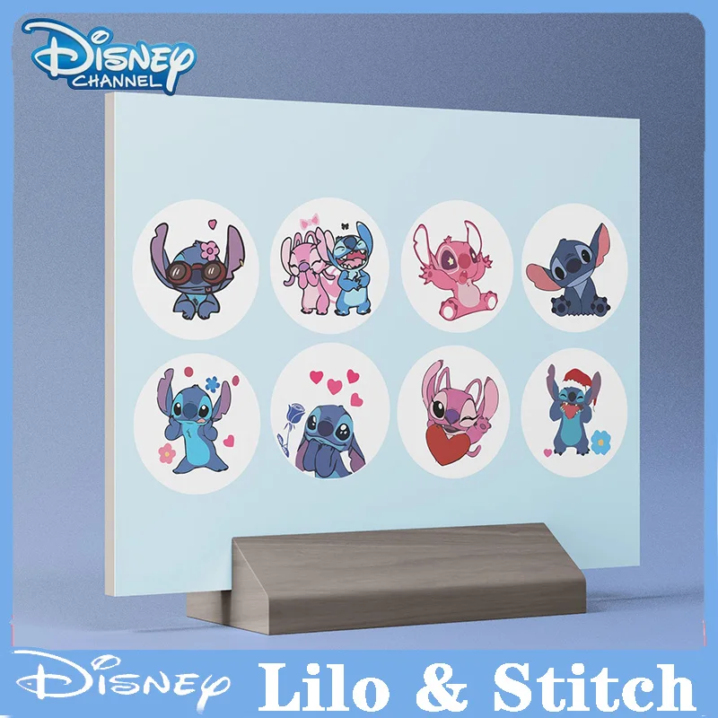 Kawaii 500pcs Disney Stitch Diy Stickers Anime Seal Label Decorative Cartoon kids Party candy Stickers Rolls Stickers Toys