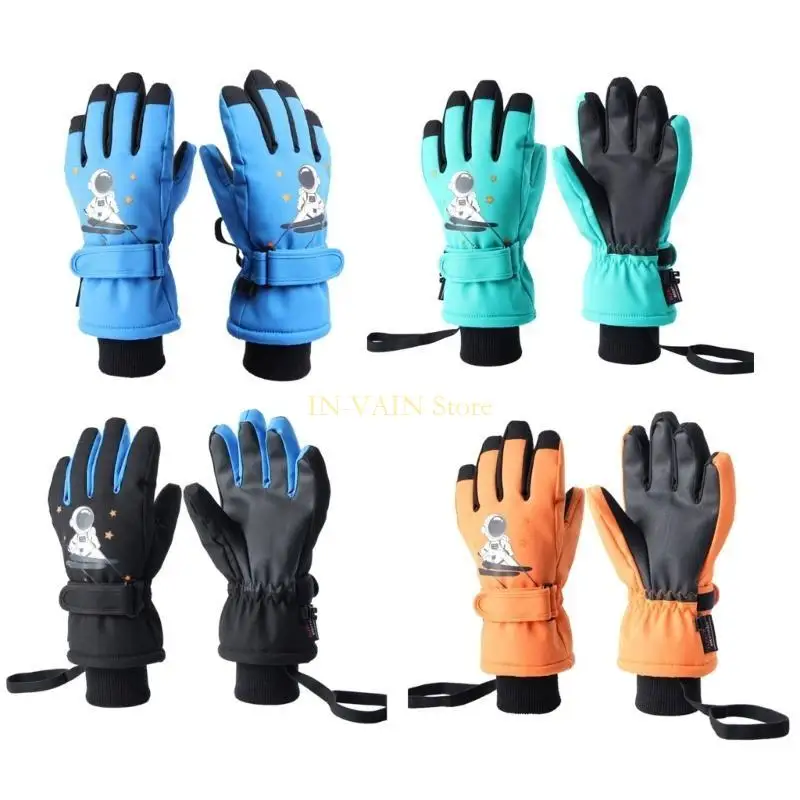 M5TC Kids Ski Gloves Winter Warm Gloves Cold Weather Windproof Snowboard Snow Gloves