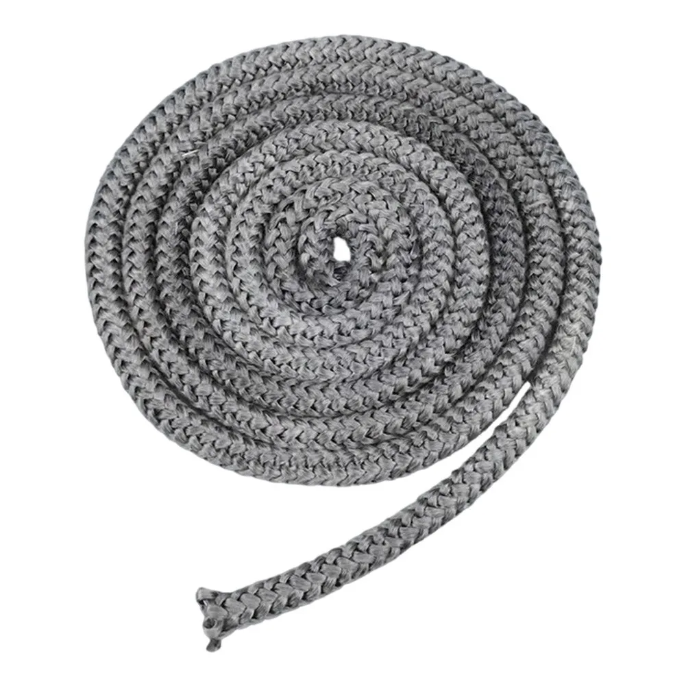 Heat Resistant Fiberglass Sealing Rope for Wood Stoves Fireplaces and Industrial Heating Applications Prevents Smoke Leakage