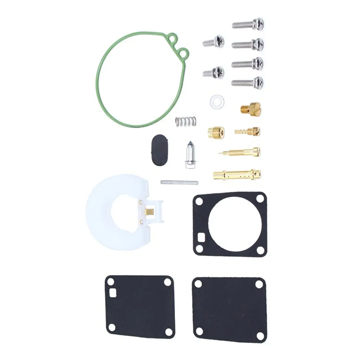 

#64K Automotive Parts & Accessories,Carburetor Repair Kit 3B2-03200-0 for Tohatsu F9.8HP Outboard (ABS+Metal)