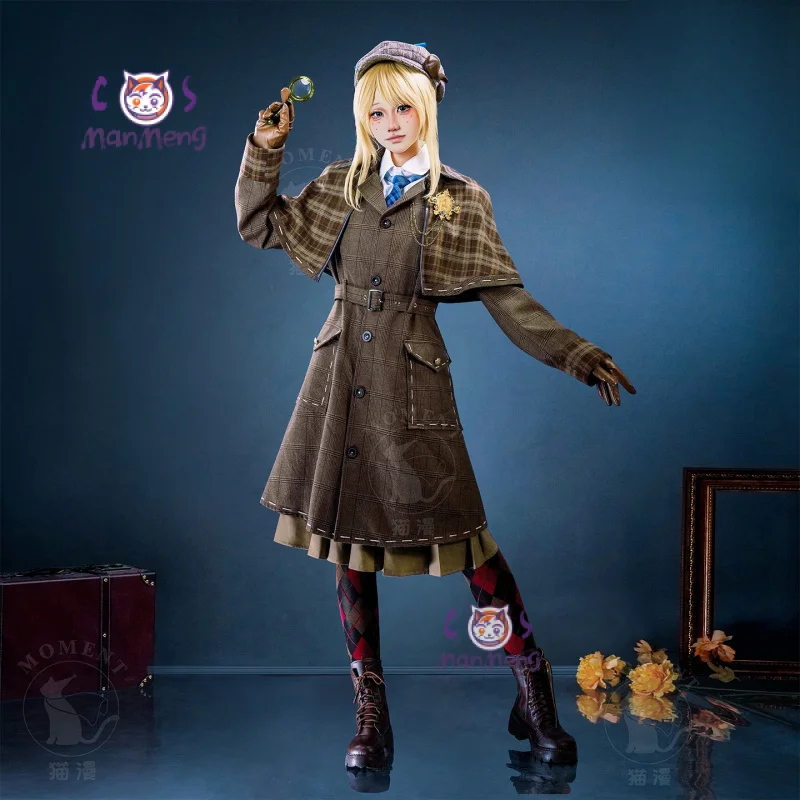 الهوية الخامس البستاني إيما وودز تأثيري ملكة جمال الحقيقة زي سترة واقية قميص قبعة تنورة التعادل قفازات الجوارب الدعائم بدلة الهالوين