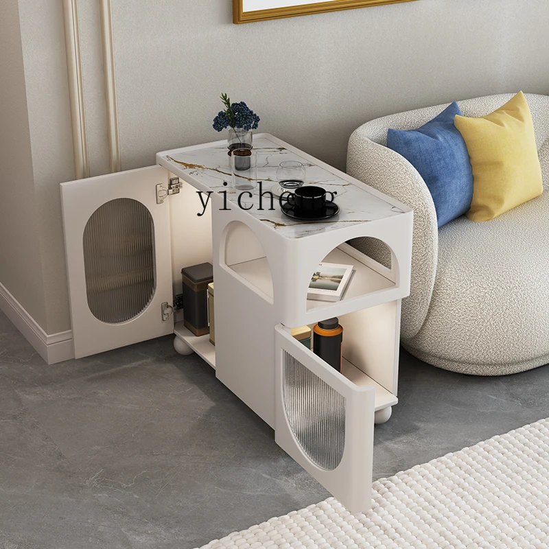 Tqh Sofa Side Table Modern Minimalist Silent Cabinet Creative Designer Side Cabinet Side Cabinet