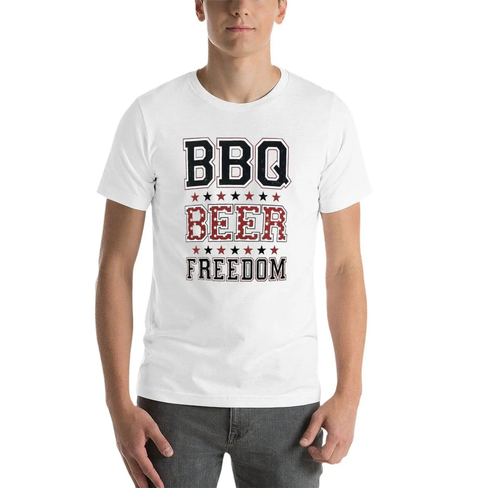 bbq beer freedom, bbq, freedom, bbq beer freedom guy, bbq beer freedom walmart, T-Shirt man t shirts for men casual T-Shirt