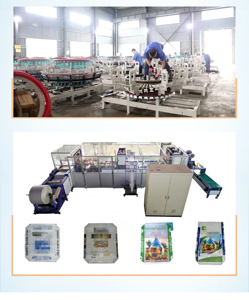 Full Automatic Four Shuttles Circular Loom for PP Woven Sack Rice Cement Bag Making Machine and Woven Bag Production Line