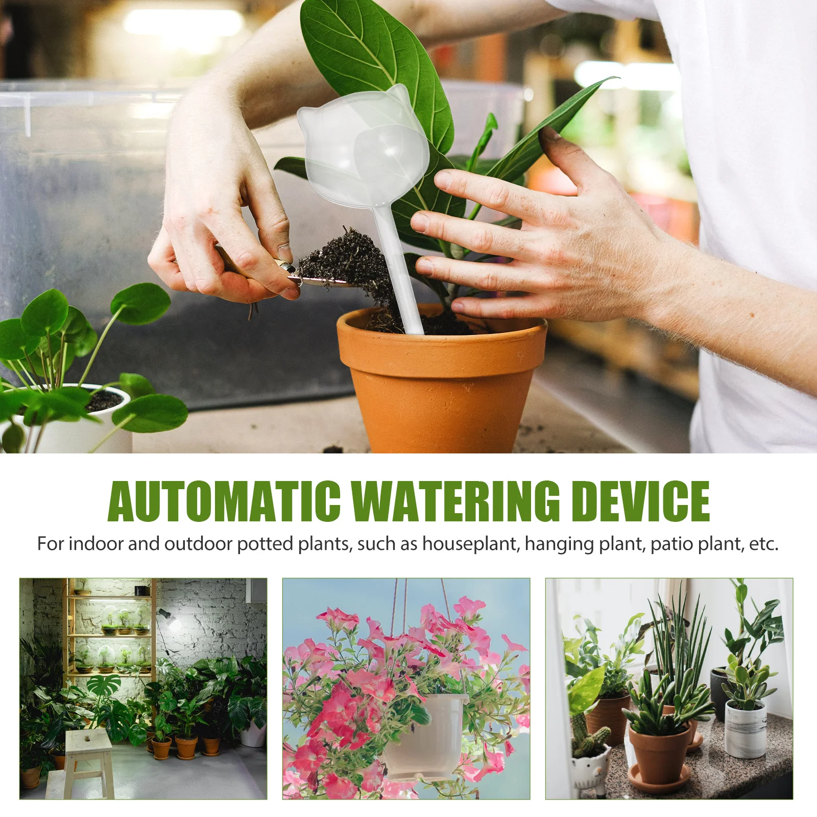 

5 Pcs Automatic Plant System Animal Shaped Self Bulbs for Potted Plants Houseplant Irrigation