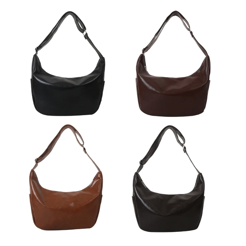 

Simple Shoulder Bag Dumpling Bag Large Crossbody Sling Bag