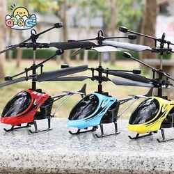 RC Helicopter Plane Mini Remote Control Airplane Children Radio Controlled Machine Flashing Light Toys for Kids Christmas Gifts