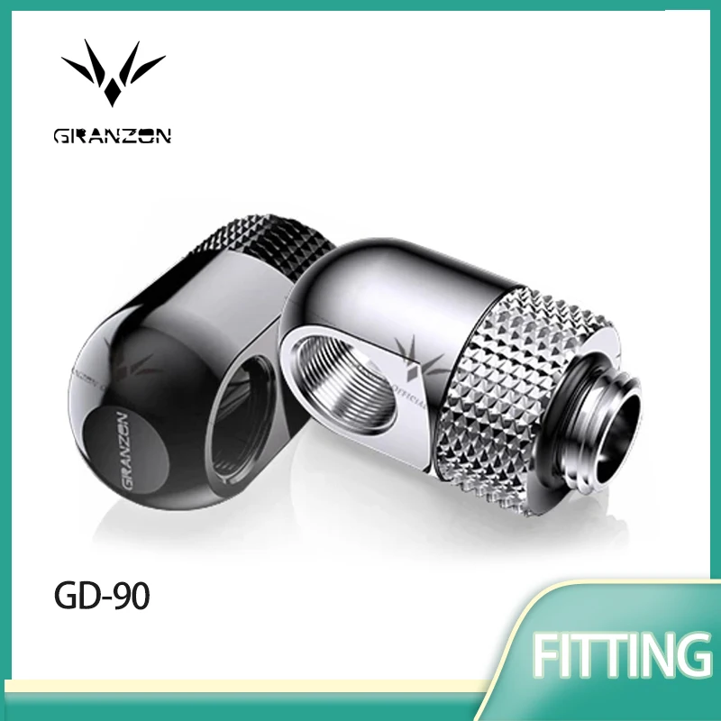 

Granzon GD-45 / GD-90 ，G1/4'' 90 Degree / 45 Degree Rotary Compression Fitting / Water Cooling Adaptors Copper Metal Connector