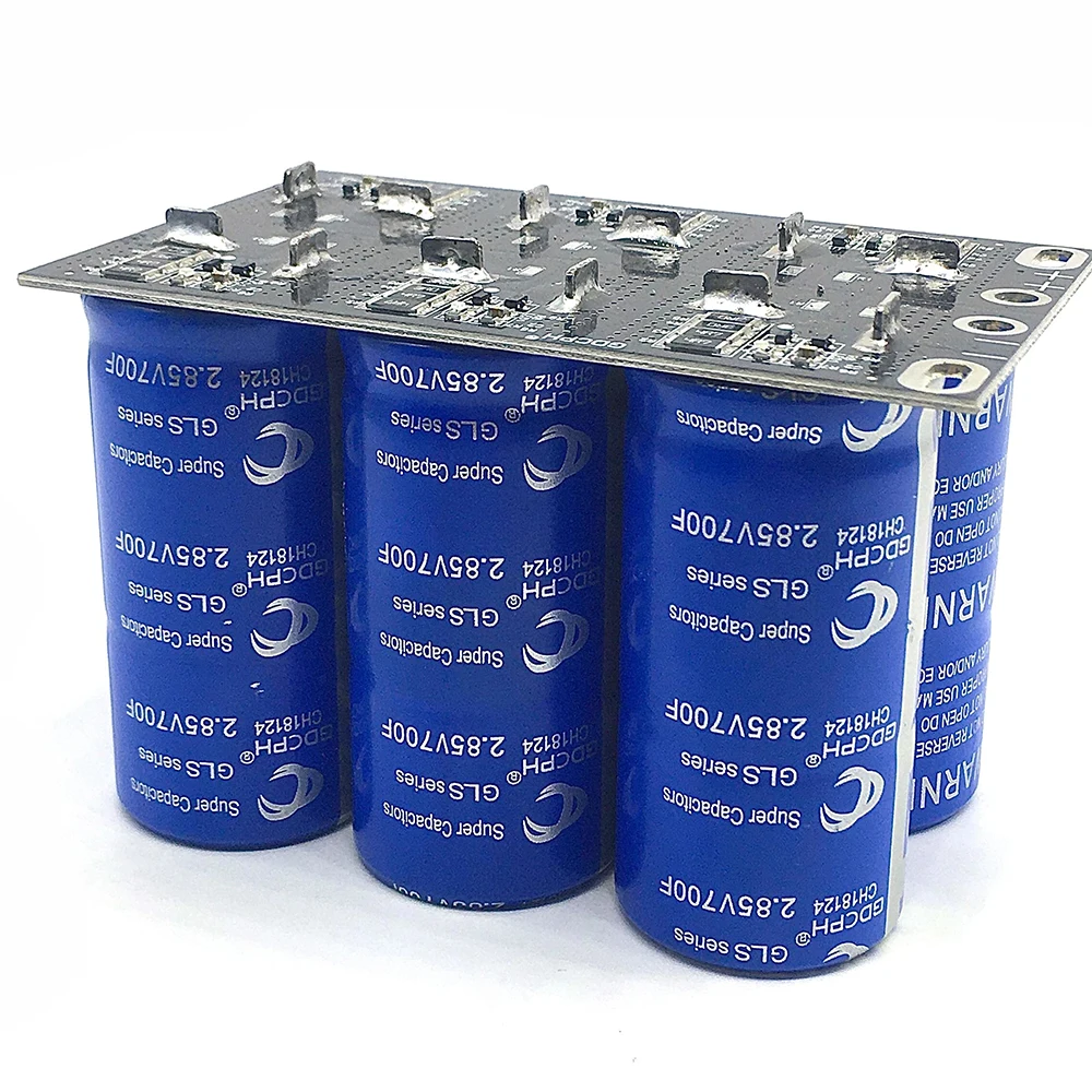 ตัวเก็บประจุแบบ17V116F ตัวเก็บประจุแบบซูเปอร์2.85V700F ตัวเก็บประจุสำหรับยานยนต์ gdcph