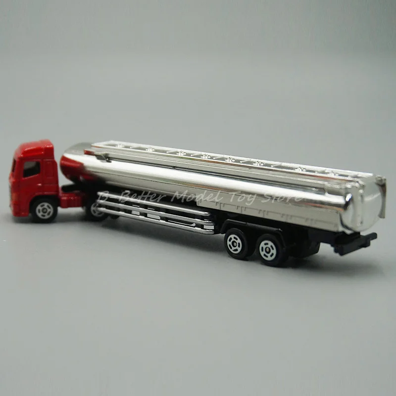 1:100 Diecast Metal Model Toy Tractor & Semi-Trailer Tanker Truck Children Gifts