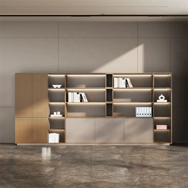 

Luxury Design CEO BOSS Executive Office Filing Cabinet Office Furniture Storage Cupboards Modern Elegant Wooden File Cabinet