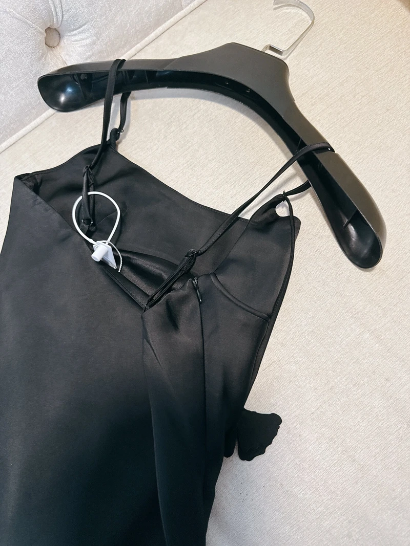 레트로 슬레 새틴 플로럴 프린트 여름 발 슬립 드 스무스 드라 바이온 바이브스 하이 웨이스트 폴리에스터 노 스트레치 지퍼