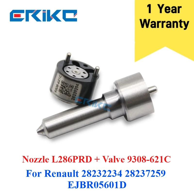 

Форсунка L286PRD L286PBD Клапан 9308-621C Ремкомплекты дизельных форсунок 7135-616 для Renault 28232234 28237259 EJBR05601D