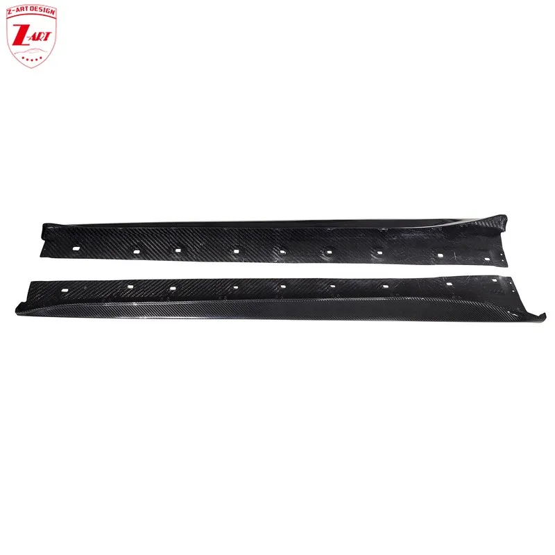 

Z-ART 991 GT2 RS Carbon Fiber Side Skirts for Porsche 991 Turbo Dry Carbon Fiber Side Lip for Porsche 991.1 991.2 991 Turbo