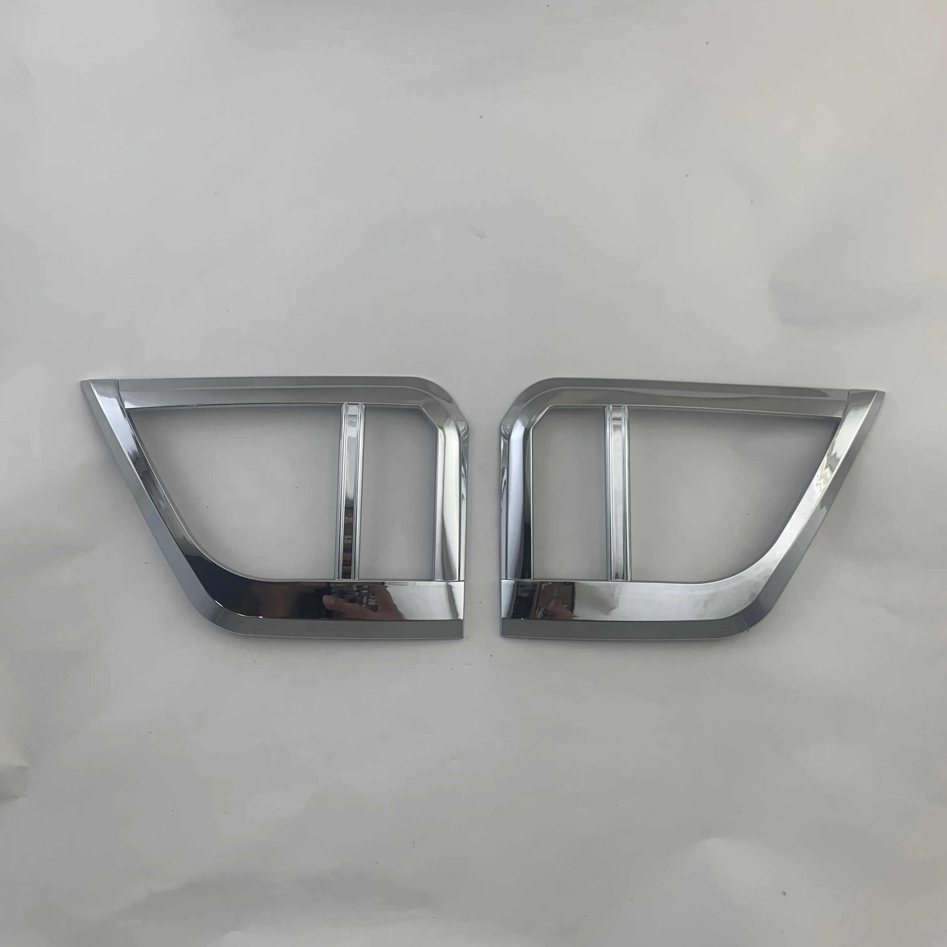 2pc New Car ABS Chrome Accessories Plated Front Fog Lamp Cover Trim Paste Style For Mitsubishi Triton L200 2019 2020 2021 2022