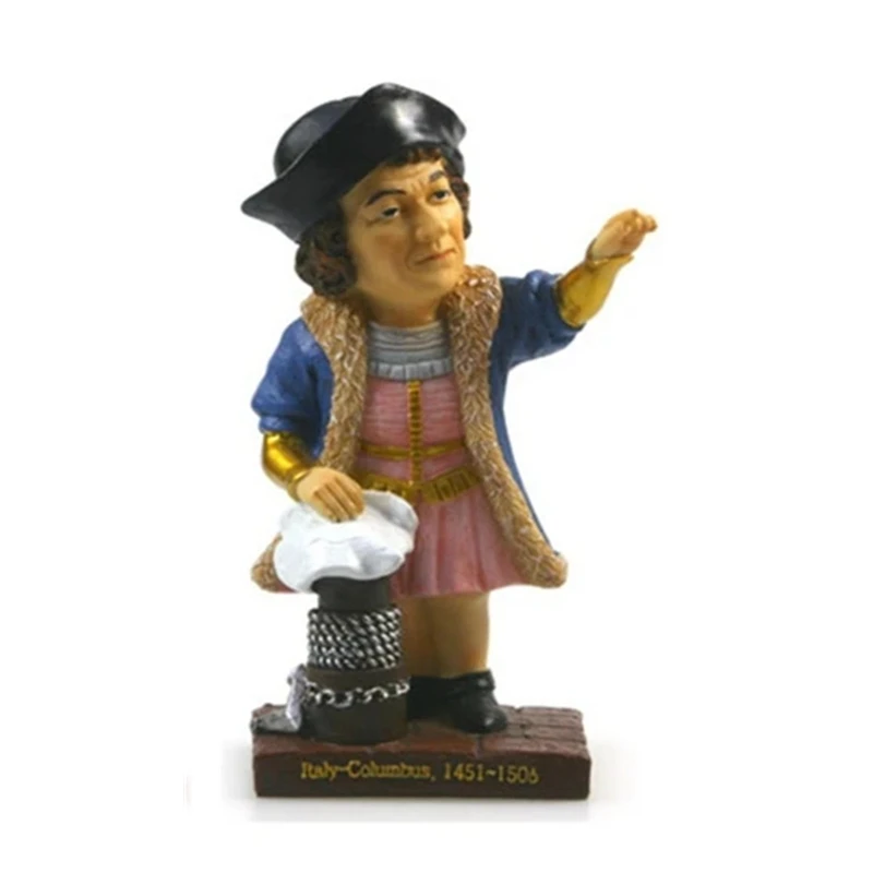 

Italy Navigator Columbus Resin Crafts World Celebrity Statue Tourism Souvenir Gifts Collection Home Decortion