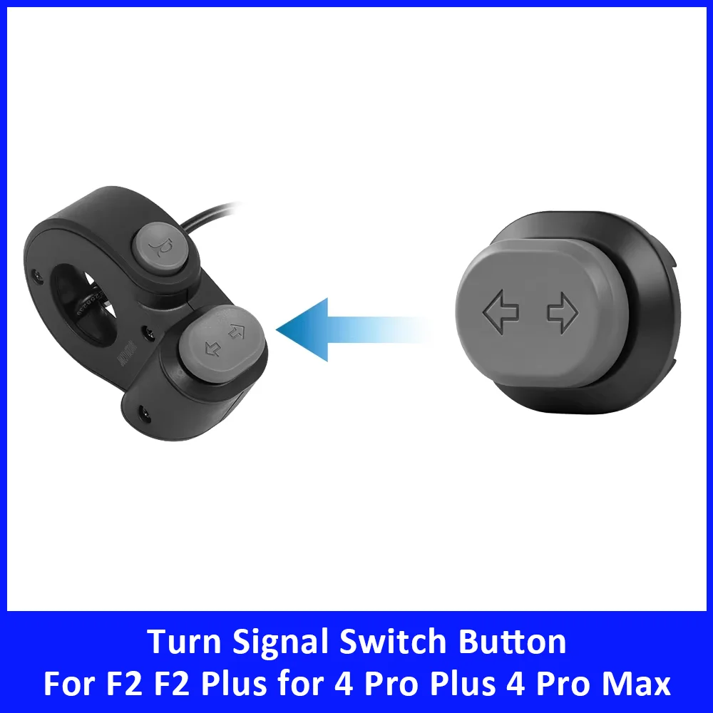 Turn Signal Switch Button for Ninebot E2 Pro F2 F2 Plus F2 Pro G2 for Xiaomi 4 Pro Plus 4 Pro Max Scooter Indicator Light Button