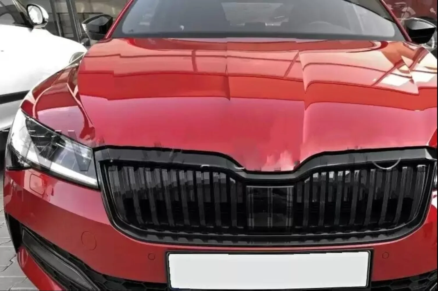 Front Bumper Grill Grille mask For Skoda Superb acc 2019 Sportline Car accessories