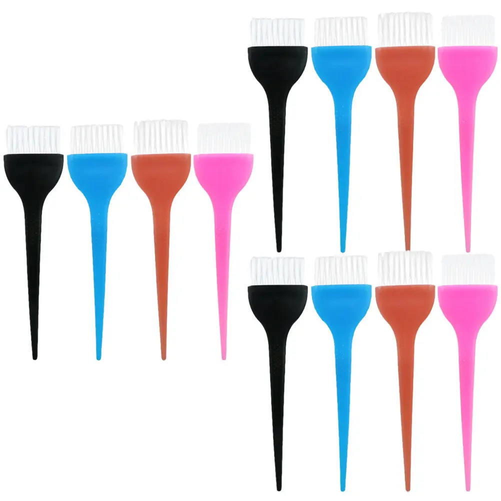 

12Pcs Hair Dye Brush Set Professional Salon Grade Coloring Brushes with Sturdy Reusable Bristles for Even Color Mixing and