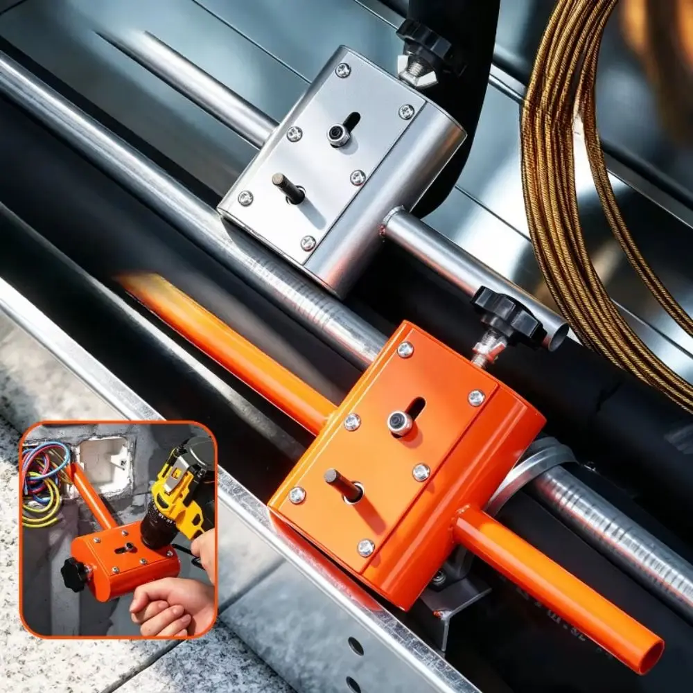 Metal Wall Wiring Machine 10mm Adapter 3-8mm Cable Automatic Stringing Wire Puller Pre Embedding Automatic