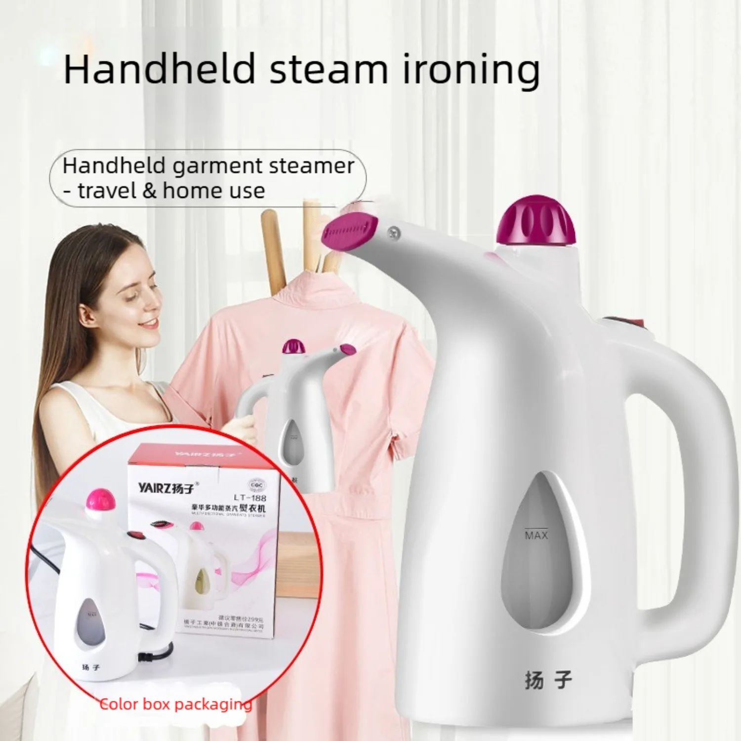 

Steamer for Clothes 800W Portable Mini Handheld Garment Steamer,Clothes Steamer for Home Office Travel, Strong Penetrating Steam