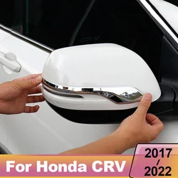 Car Rear View Mirror Sticker For Honda crv CR-V 2017 2018 2019 2020 2021 2022 ABS Rearview Mirror Side Cover Stripe Accessries