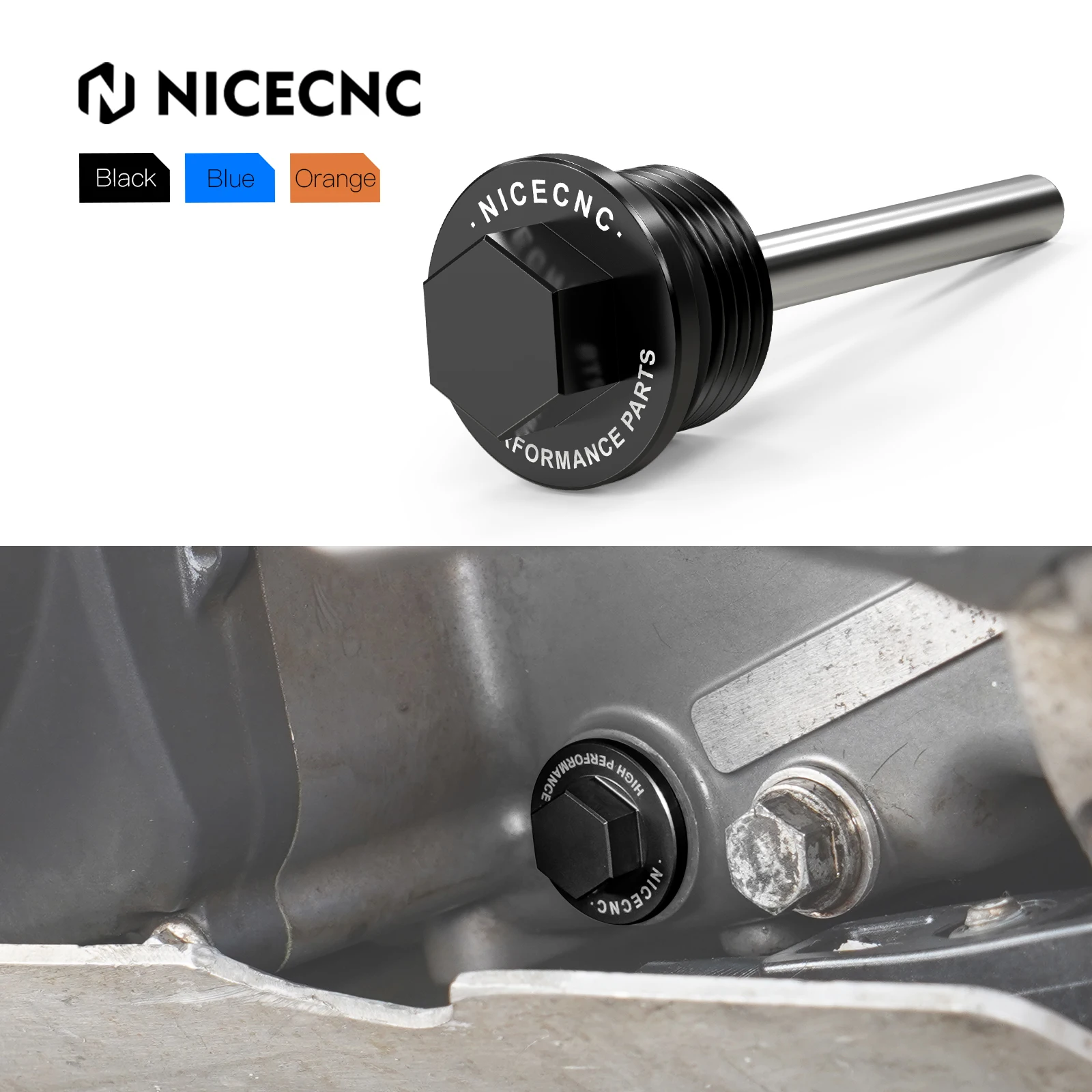 

For GasGas EC MC 250F 350F 450F ECF MCF 2023 2022 2021 CNC Motorcycle M20X1.5 Magnetic Oil Drain Plug Bolt Left Oil Filter Plug