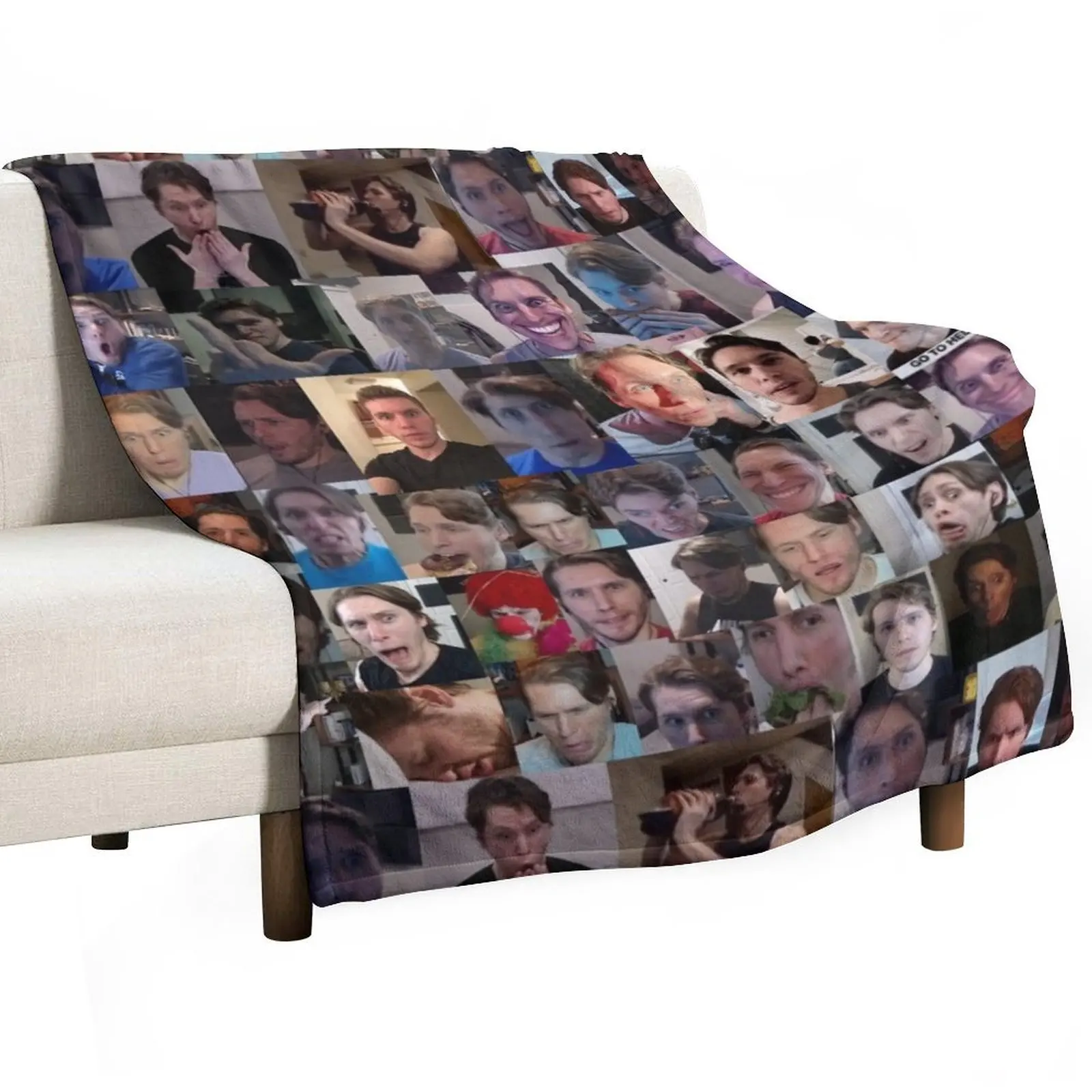 

Jerma Collage Throw Blanket sofa bed Sofa Throw christmas gifts Soft Plaid Blankets